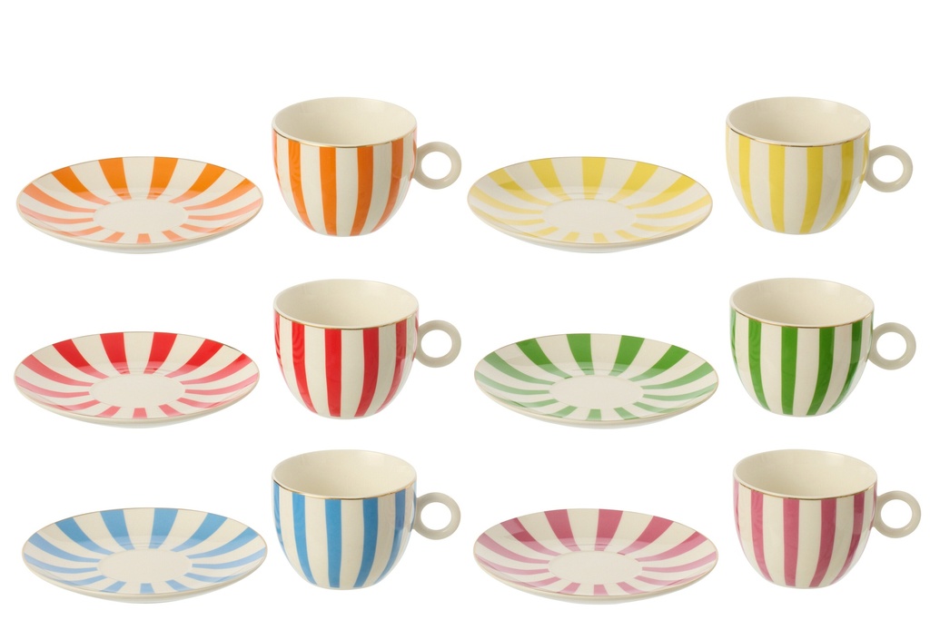 Box Of 6 Coffee Cup – photo 2 – J-Line Mauritius