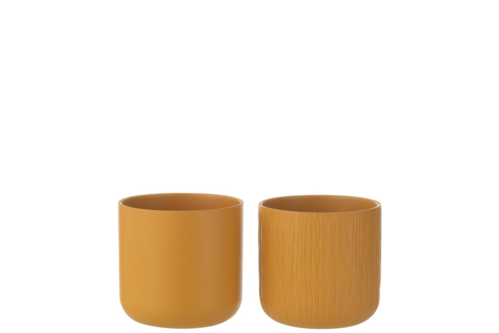 Pot de fleurs Gen Ceramic Ocre Moyen