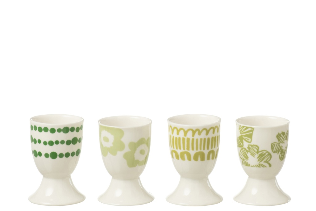Lot de 4 coquetiers en