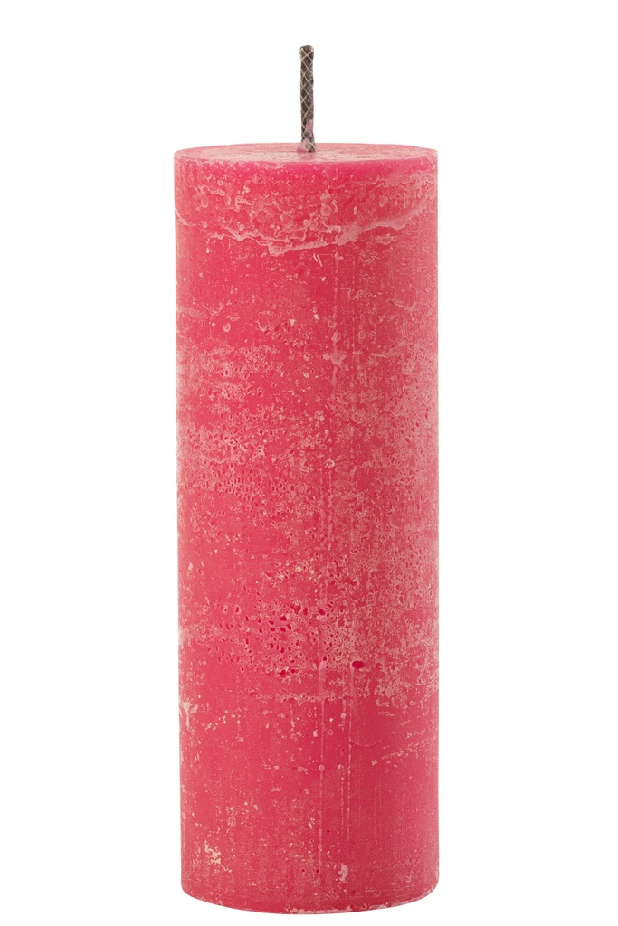 Bougie pilier d'extérieur Paraffine rose