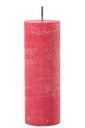 Bougie pilier d'extérieur Paraffine rose