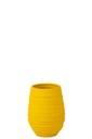Vase Fiesta Céramique Jaune Moyen