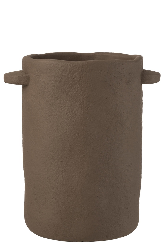 Pot Long Gustave Cement Dark