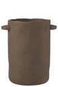 Pot Long Gustave Cement Dark