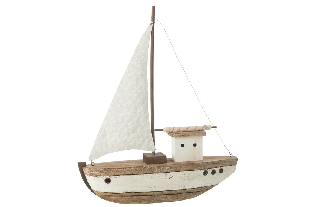 Bateau 1 Voile Bois de Paulownia