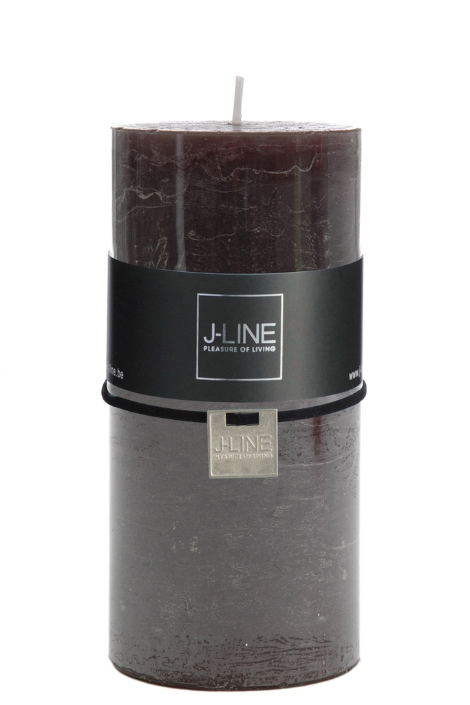 Cyl. Candle Brown/Black L -52H