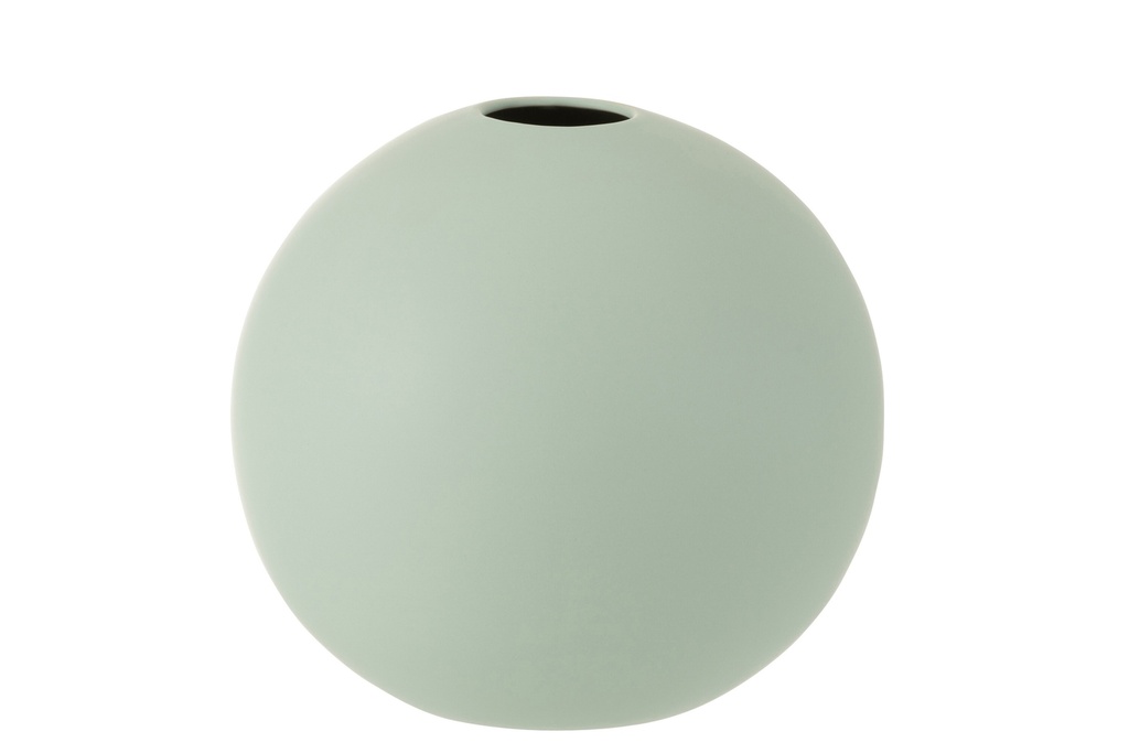 Vase Boule Céramique Vert Pastel
