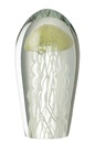 Presse-papier Calypso Ovale Verre Transparent/Vert