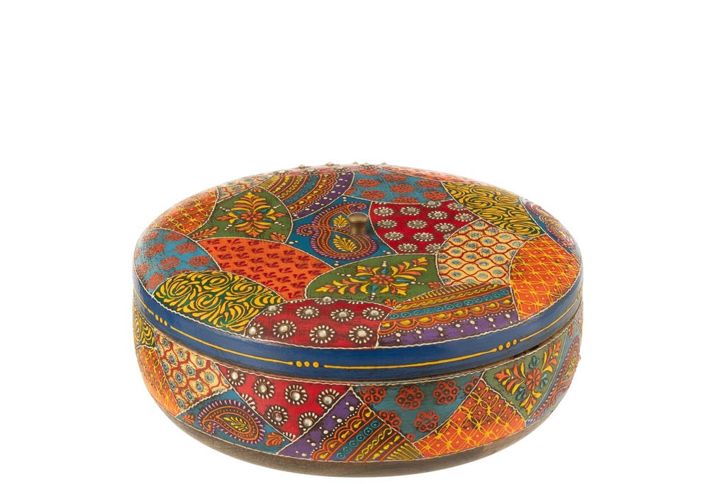 Boîte + Couvercle Delhi Rond
