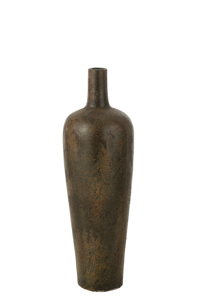 Vase Victor Cement Brown Medium