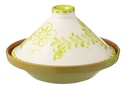 Tajine Granada Céramique Blanc/Vert