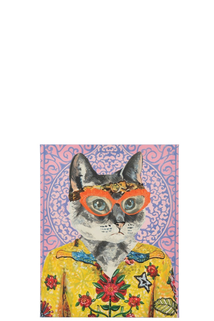 Wall Deco Cat Popart Canvas