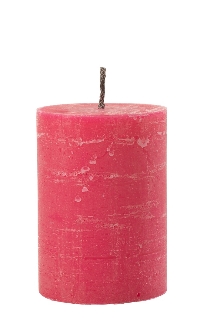 Bougie pilier d'extérieur Paraffine rose