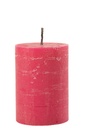 Bougie pilier d'extérieur Paraffine rose