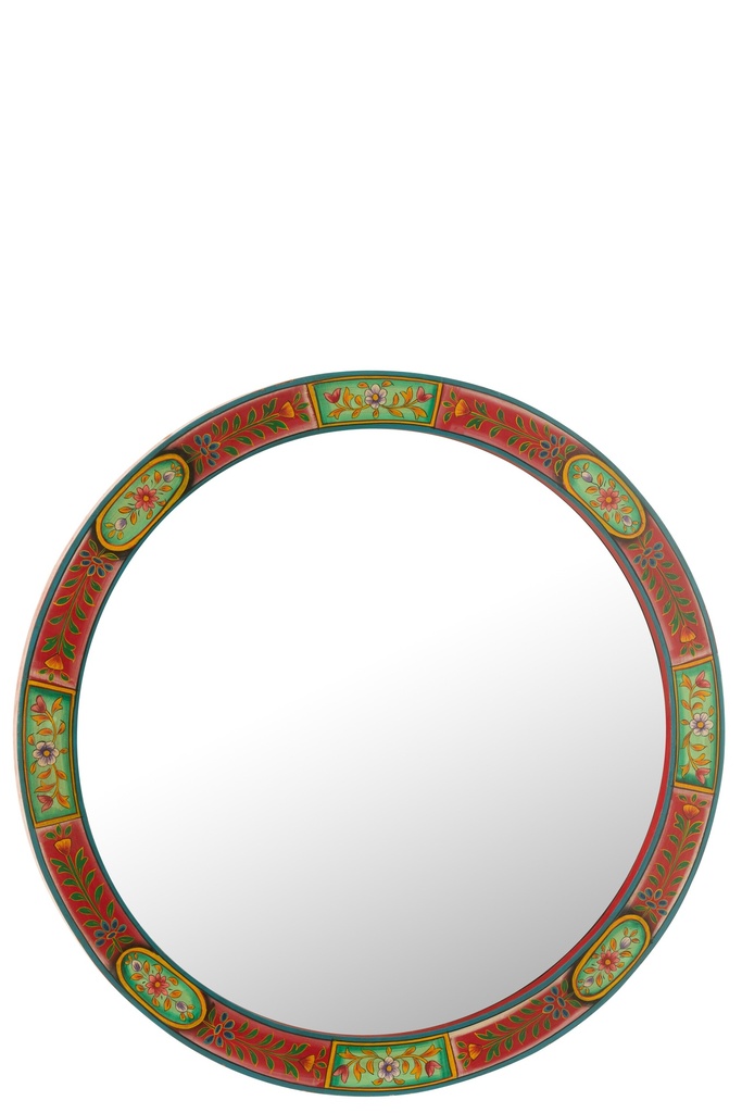 Miroir rond avec cadre en MDF Mumbai