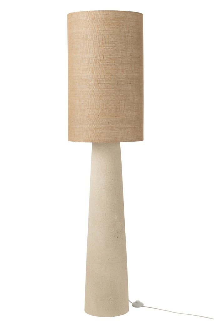 Lampadaire Ava Fibre de verre/Jute Naturel
