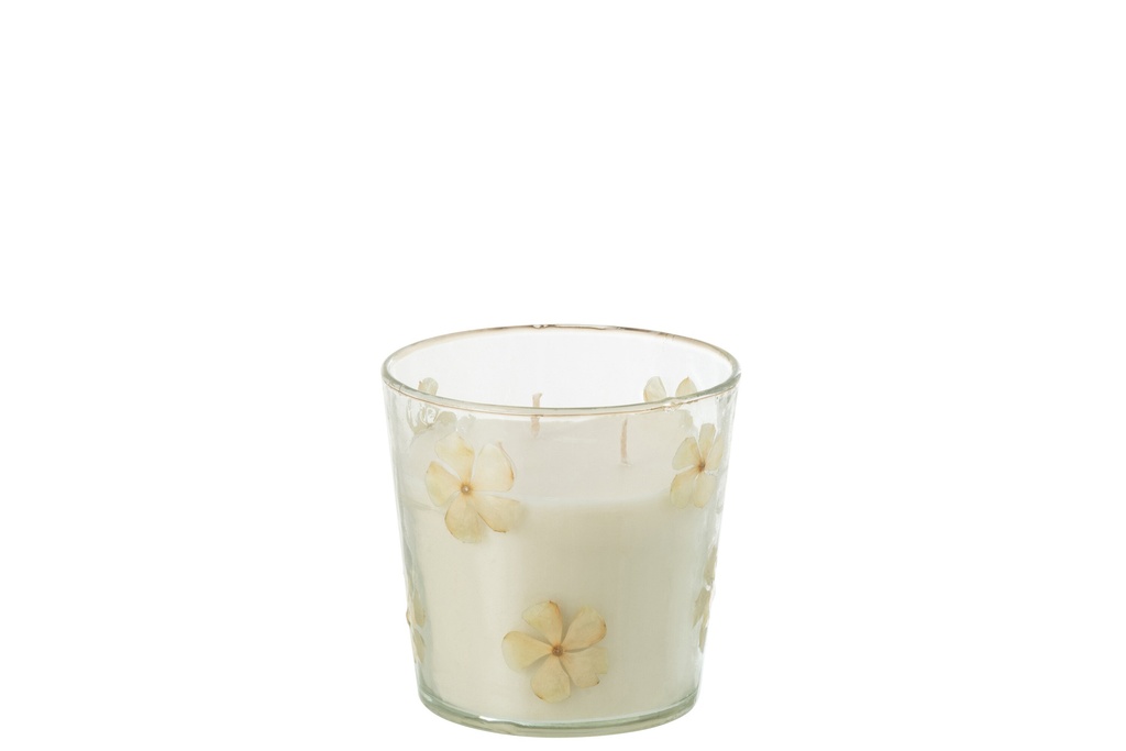 Bougie parfumée Fleur Verre Transparent