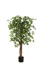 Ficus artificiel en pot brillant