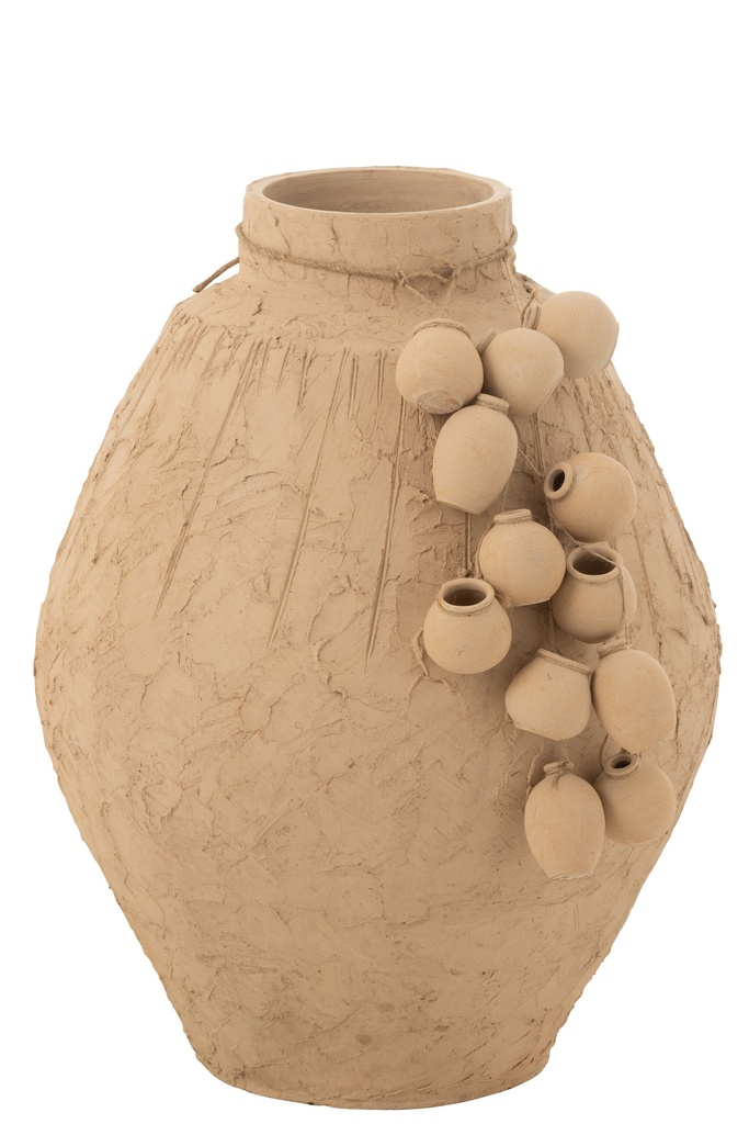 Pot + Pots suspendus en argile