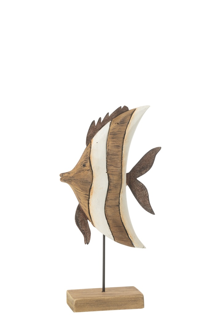 [50174] Fish Striped On Stand Paulownia
