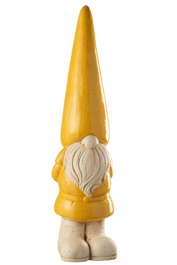 Nain de jardin extérieur Mgo jaune grand