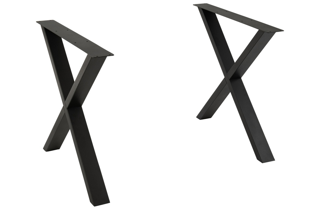 [32010] Table Legs Cross Steel Black