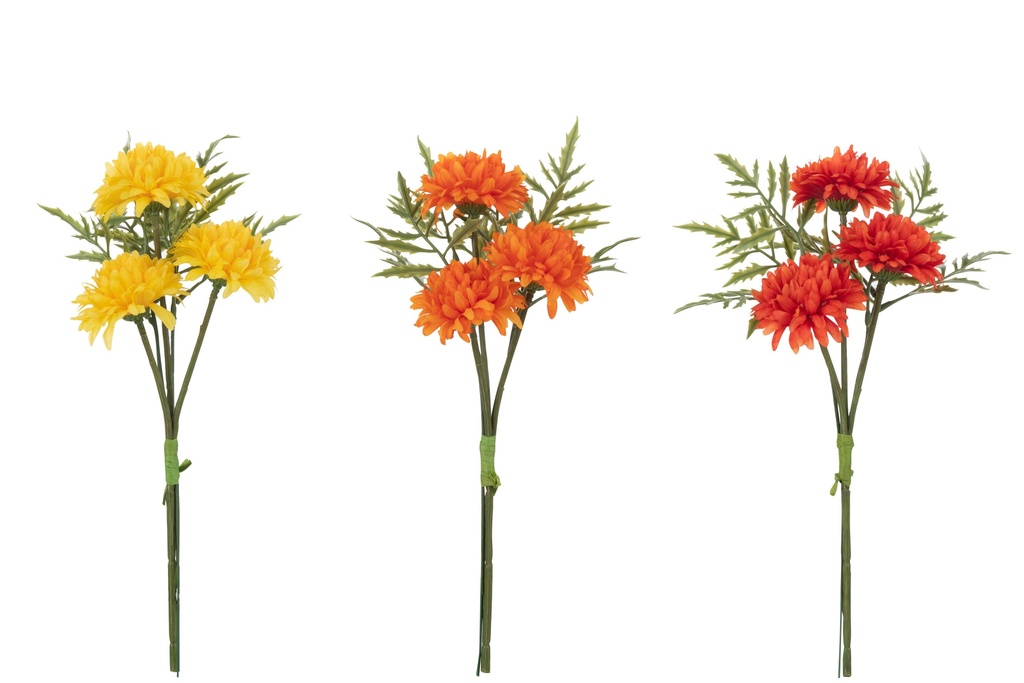 Mélange artificiel de chrysanthèmes