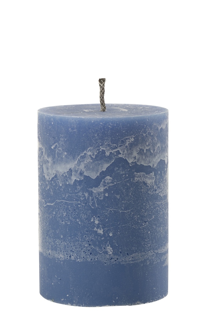Bougie pilier d'extérieur Paraffine Bleu