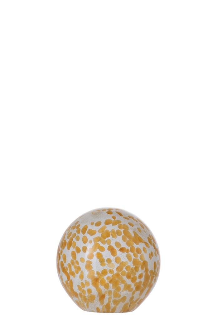 Presse-papiers Dot Glass Jaune Grand