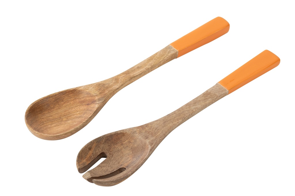 Lot de 2 couverts à salade Mangue