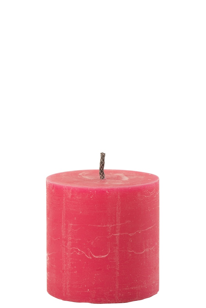 Bougie pilier d'extérieur Paraffine rose