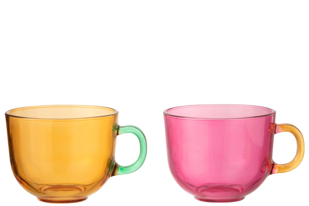 Assortiment de tasses à thé en verre Bor