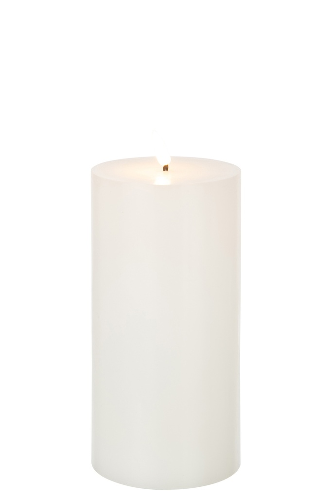 Bougie LED blanche grande taille