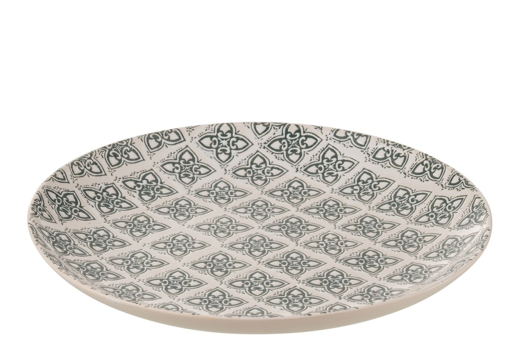 Plate Decorative Kousa Porcelain Blue/White