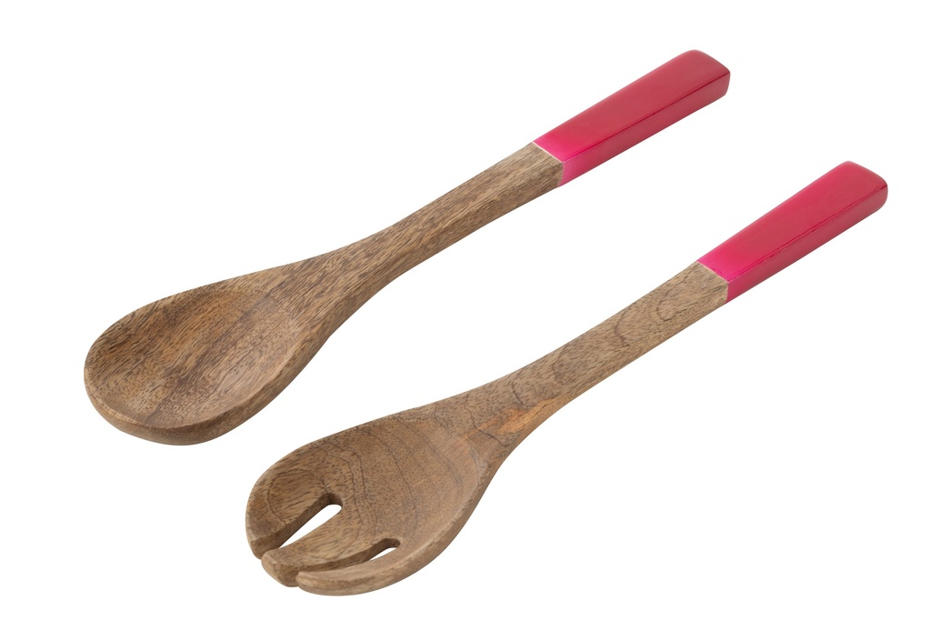 Lot de 2 couverts à salade Mangue