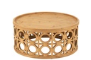 Coffee Table Carving Fir Wood/MDF