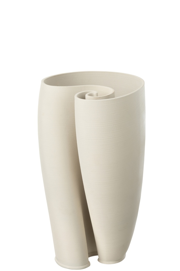 [54682] Vase Hydria Ceramic Beige