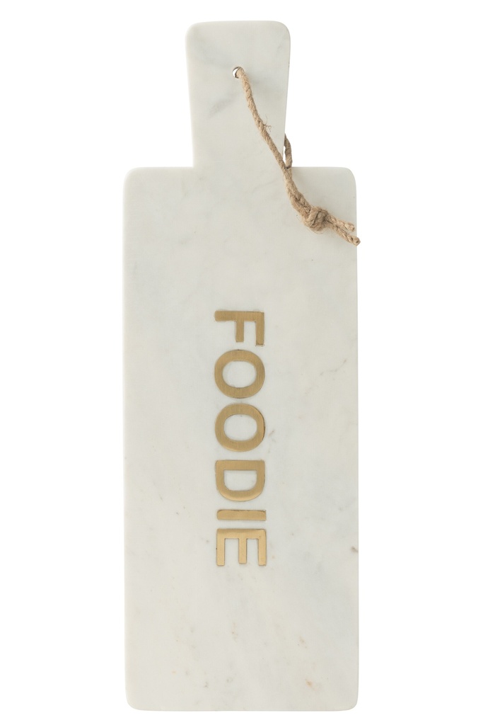 Plateau à fromages rectangulaire Foodie en marbre