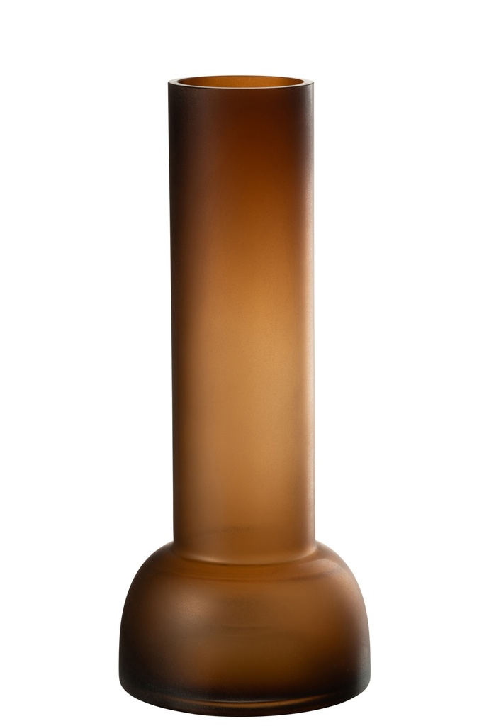 Vase/Candleholder Yoko Glass Brown Large