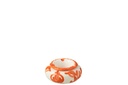 Cendrier Granada Céramique Blanc/Orange Petit