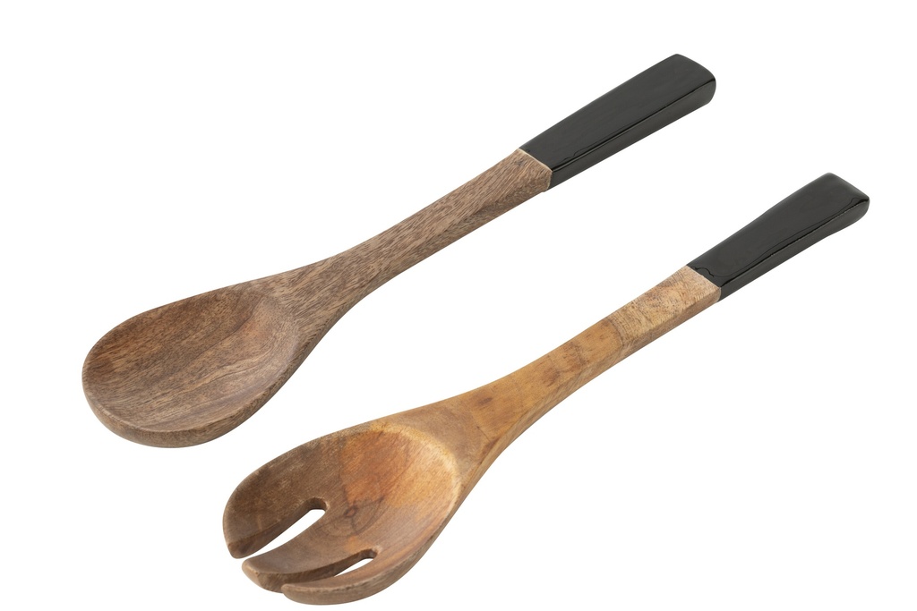 Lot de 2 couverts à salade Mangue