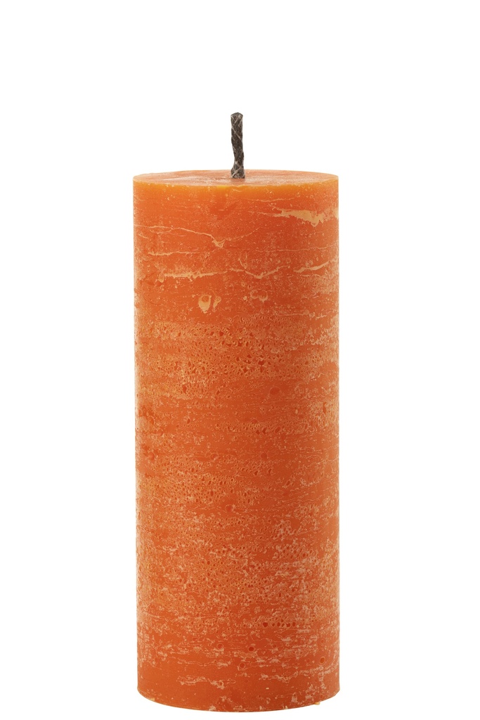 Bougie pilier d'extérieur Paraffine Orange