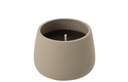 Bougie d'extérieur Cyra Cement Grey