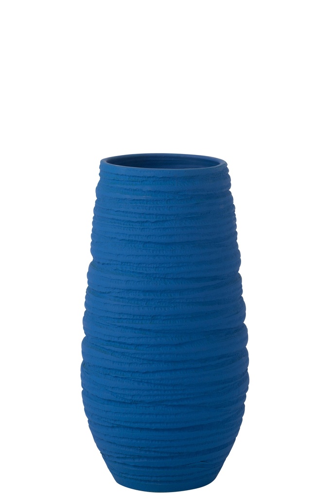 Vase Fiesta Céramique Bleu X-Large