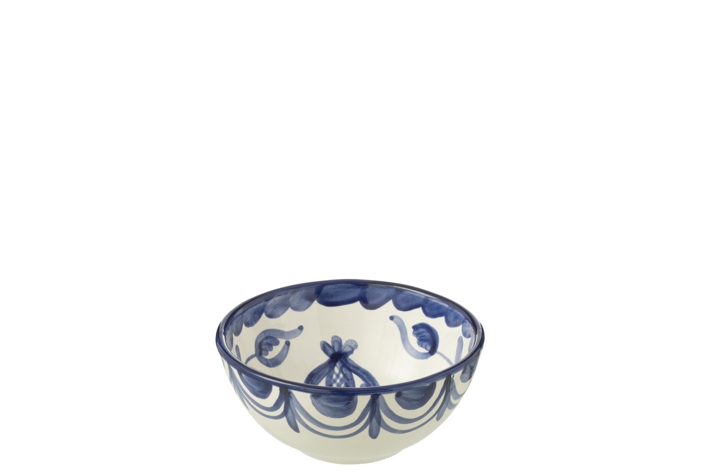 Bol Granada High Ceramic Blanc/Cobalto
