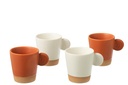 Coffret de 4 tasses à café