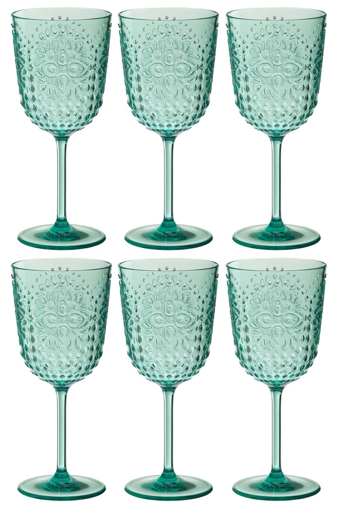 Coffret de 6 verres à vin