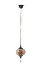 Haning Lamp Mosaic Glass/Metal Orange