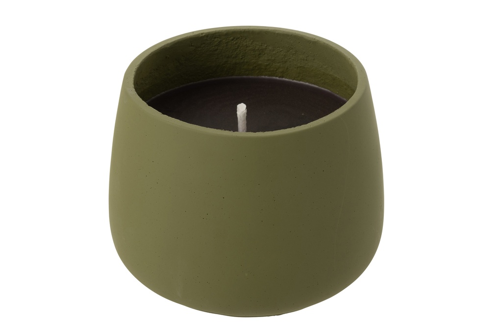Bougie d'extérieur Cyra Cement Green