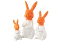 Lot de 3 lapins d'extérieur Mgo